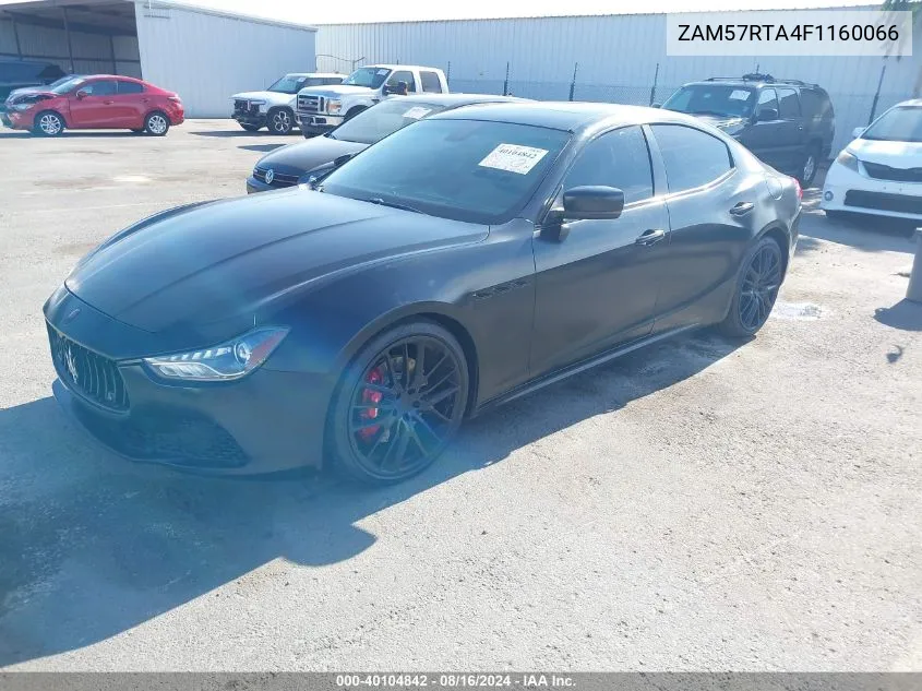 ZAM57RTA4F1160066 2015 Maserati Ghibli S Q4