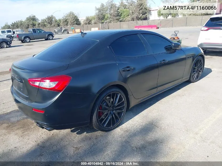 ZAM57RTA4F1160066 2015 Maserati Ghibli S Q4