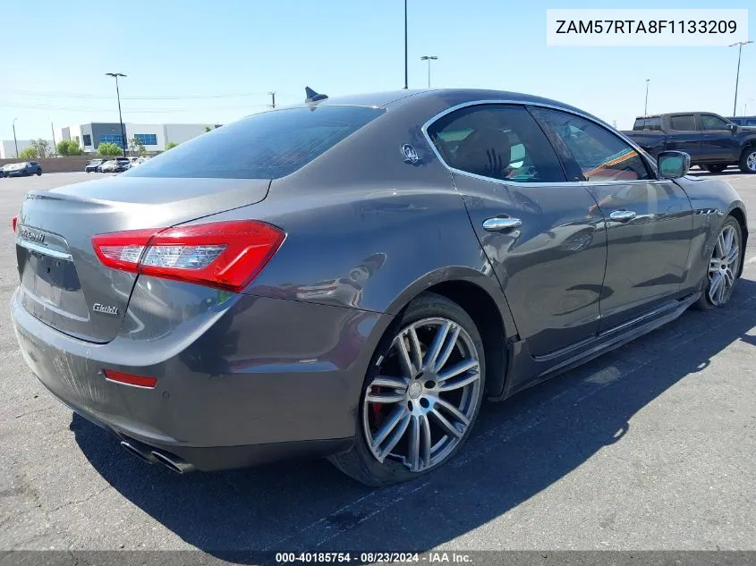 2015 Maserati Ghibli S Q4 VIN: ZAM57RTA8F1133209 Lot: 40185754