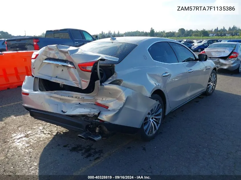 ZAM57RTA7F1135386 2015 Maserati Ghibli S Q4