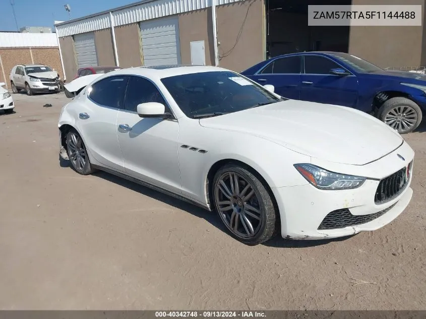 2015 Maserati Ghibli S/Q4 VIN: ZAM57RTA5F1144488 Lot: 40342748