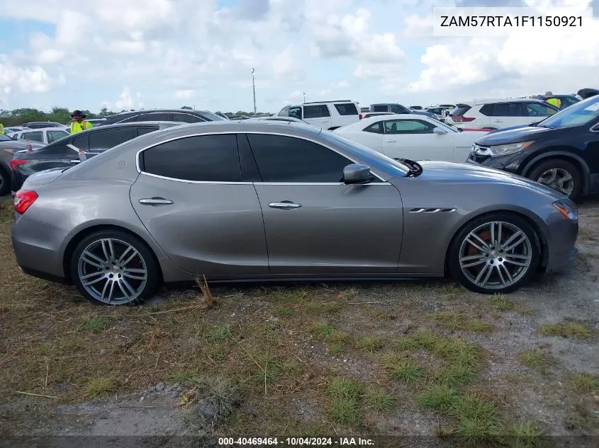 ZAM57RTA1F1150921 2015 Maserati Ghibli S Q4