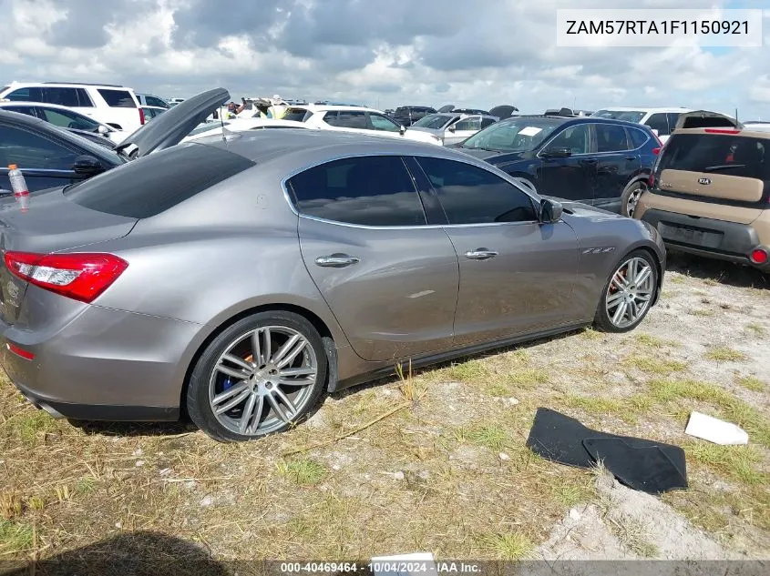 ZAM57RTA1F1150921 2015 Maserati Ghibli S Q4