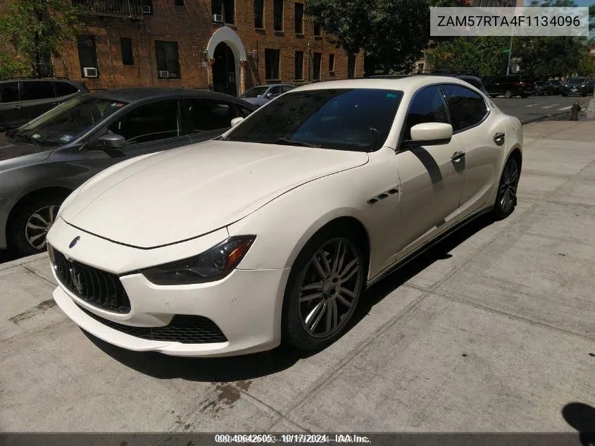 2015 Maserati Ghibli S Q4 VIN: ZAM57RTA4F1134096 Lot: 40642605