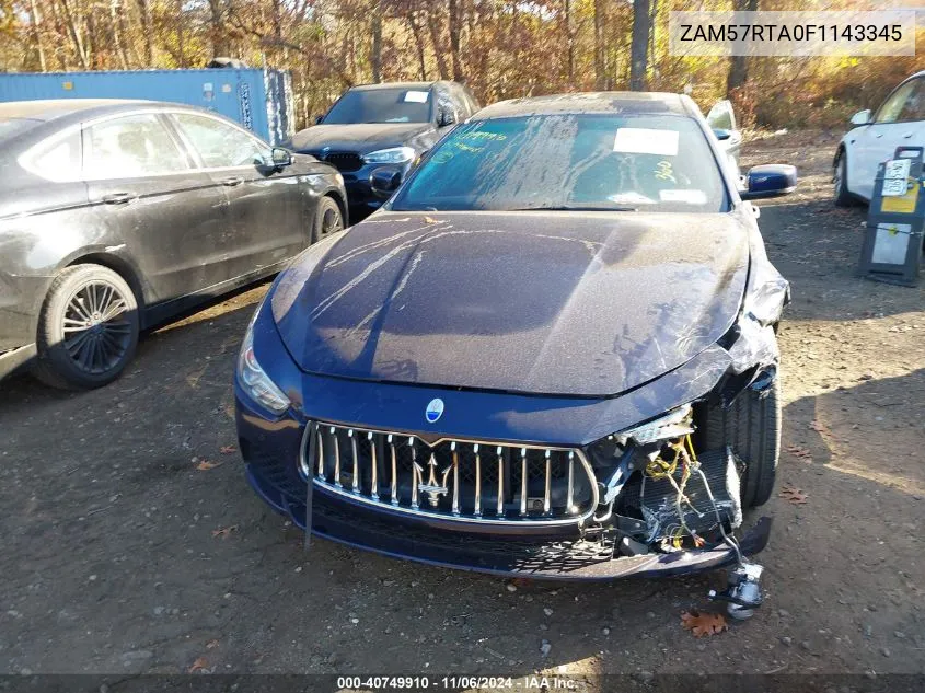 ZAM57RTA0F1143345 2015 Maserati Ghibli S Q4