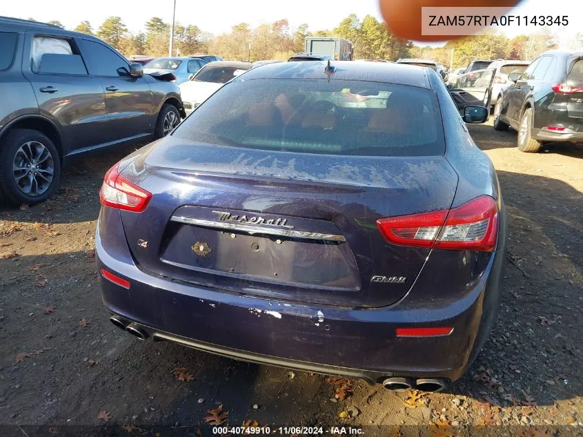 ZAM57RTA0F1143345 2015 Maserati Ghibli S Q4