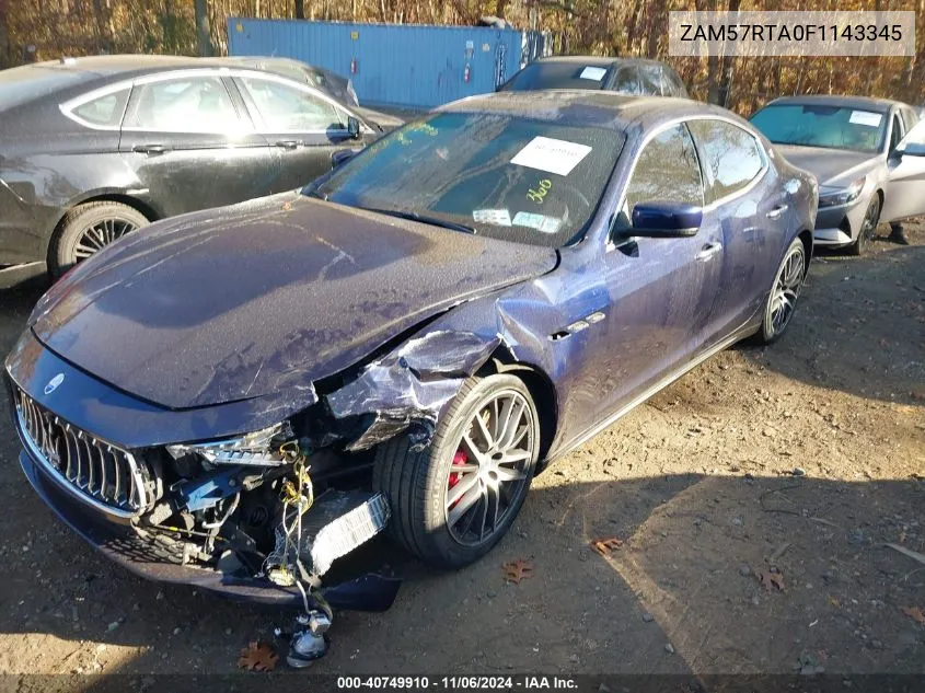 ZAM57RTA0F1143345 2015 Maserati Ghibli S Q4