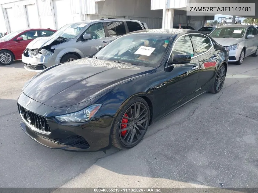 ZAM57RTA3F1142481 2015 Maserati Ghibli S Q4