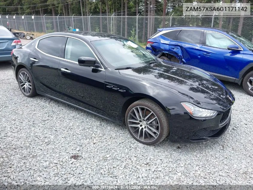 ZAM57XSA6G1171142 2016 Maserati Ghibli