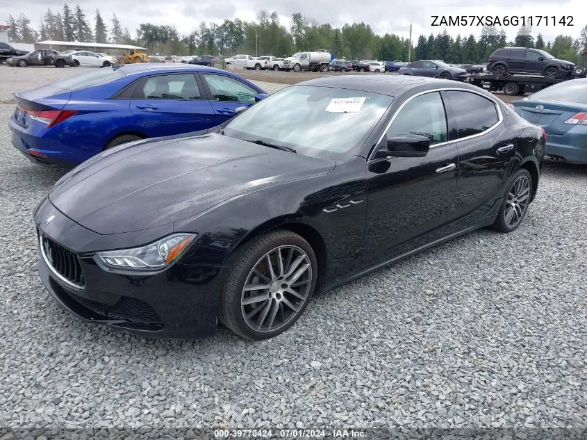 ZAM57XSA6G1171142 2016 Maserati Ghibli