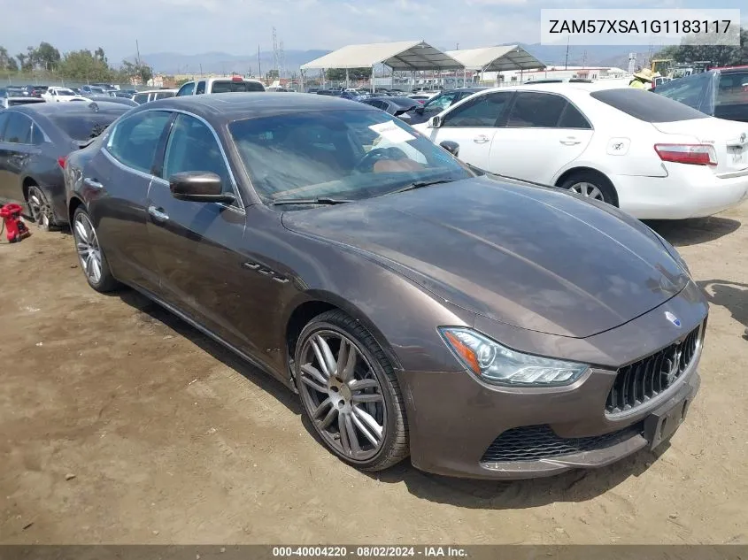 ZAM57XSA1G1183117 2016 Maserati Ghibli