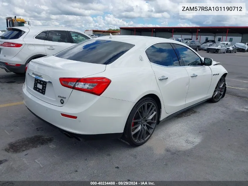 ZAM57RSA1G1190712 2016 Maserati Ghibli S