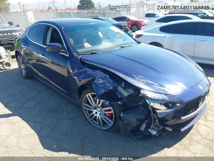 ZAM57RTA8G1165305 2016 Maserati Ghibli S Q4