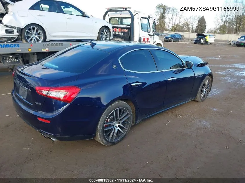 2016 Maserati Ghibli VIN: ZAM57XSA9G1166999 Lot: 40815962