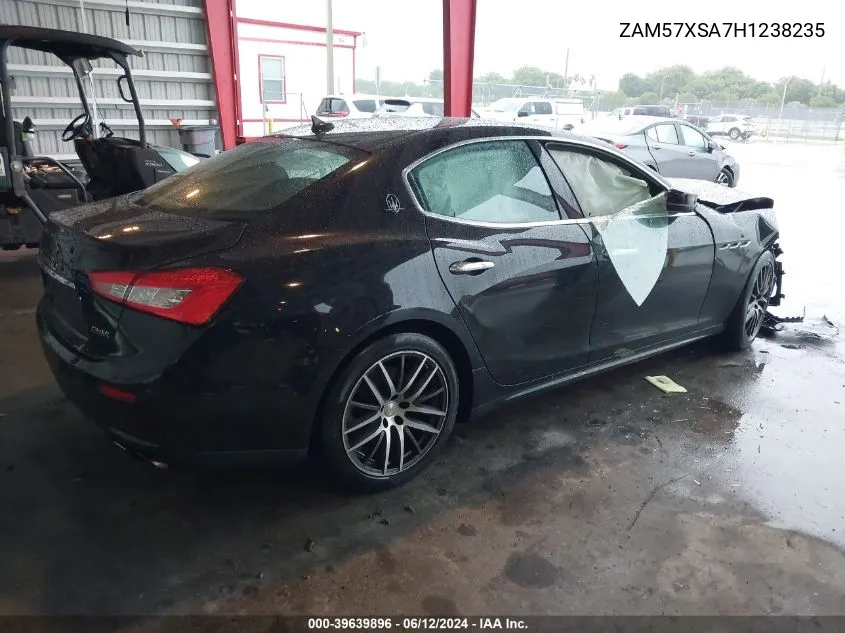 2017 Maserati Ghibli VIN: ZAM57XSA7H1238235 Lot: 39639896