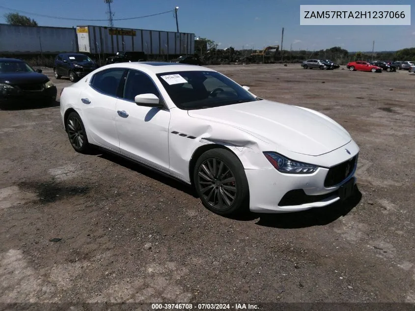 2017 Maserati Ghibli S Q4 VIN: ZAM57RTA2H1237066 Lot: 39746708