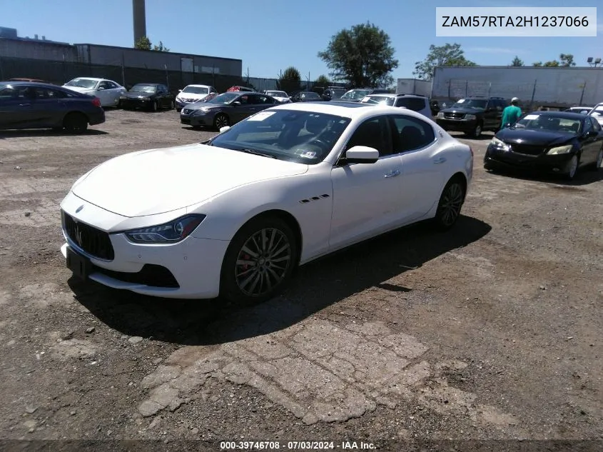 2017 Maserati Ghibli S Q4 VIN: ZAM57RTA2H1237066 Lot: 39746708