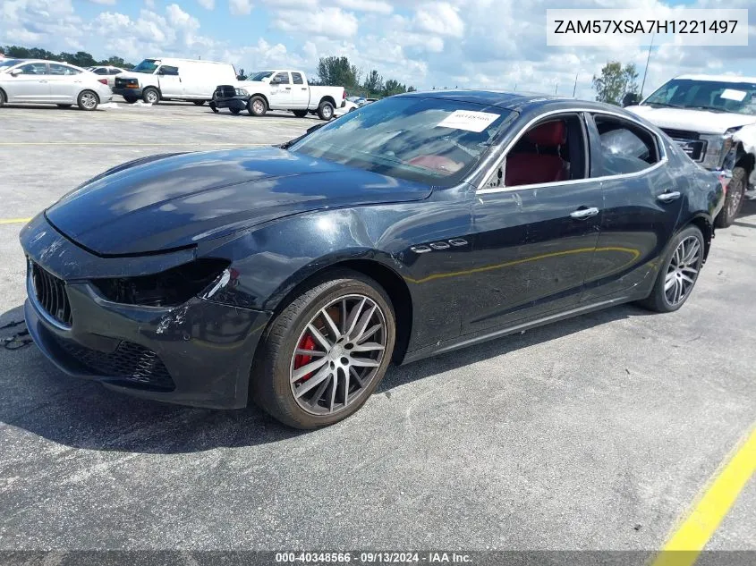 ZAM57XSA7H1221497 2017 Maserati Ghibli