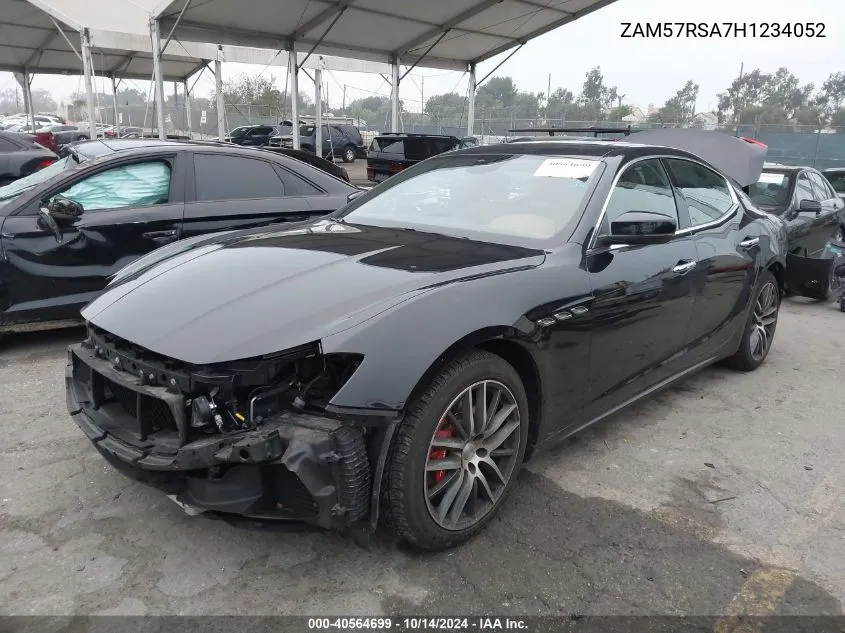 ZAM57RSA7H1234052 2017 Maserati Ghibli S