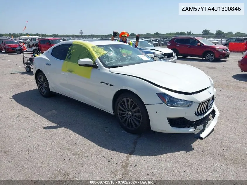 2018 Maserati Ghibli S Q4 VIN: ZAM57YTA4J1300846 Lot: 39742518