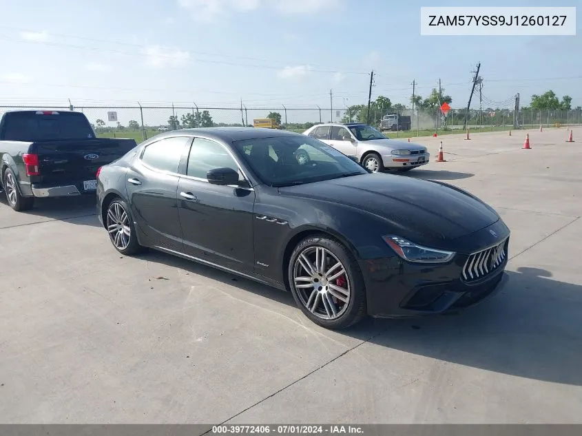 2018 Maserati Ghibli S Gransport VIN: ZAM57YSS9J1260127 Lot: 39772406