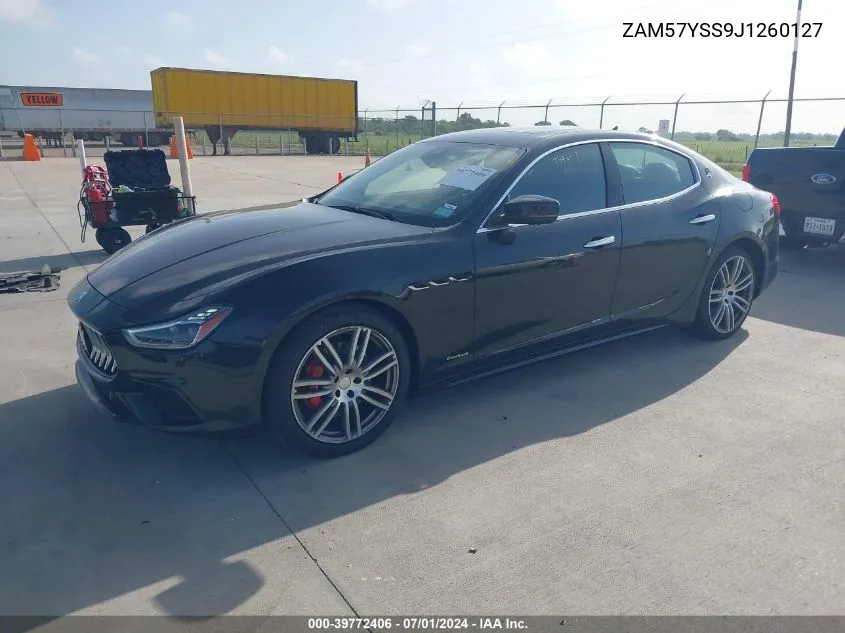 ZAM57YSS9J1260127 2018 Maserati Ghibli S Gransport