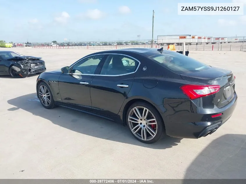 ZAM57YSS9J1260127 2018 Maserati Ghibli S Gransport