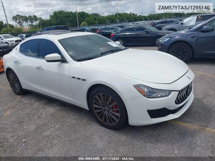 ZAM57YTA3J1295140 2018 Maserati Ghibli S Q4