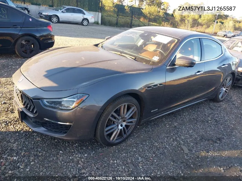 2018 Maserati Ghibli S Q4 Granlusso VIN: ZAM57YTL3J1265587 Lot: 40522126