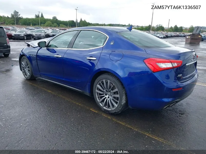 2019 Maserati Ghibli S Q4 VIN: ZAM57YTA6K1336507 Lot: 39467172