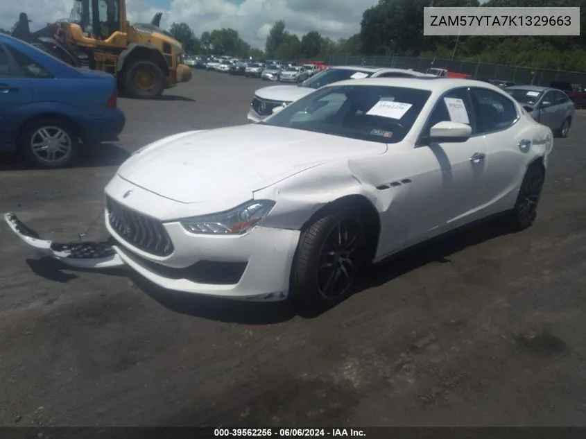 2019 Maserati Ghibli S Q4 VIN: ZAM57YTA7K1329663 Lot: 39562256