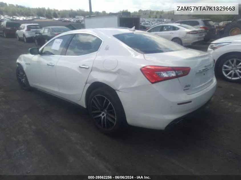 2019 Maserati Ghibli S Q4 VIN: ZAM57YTA7K1329663 Lot: 39562256