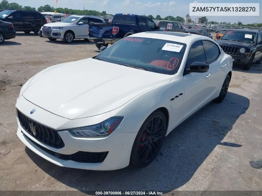 2019 Maserati Ghibli S Q4 VIN: ZAM57YTA5K1328270 Lot: 39700906