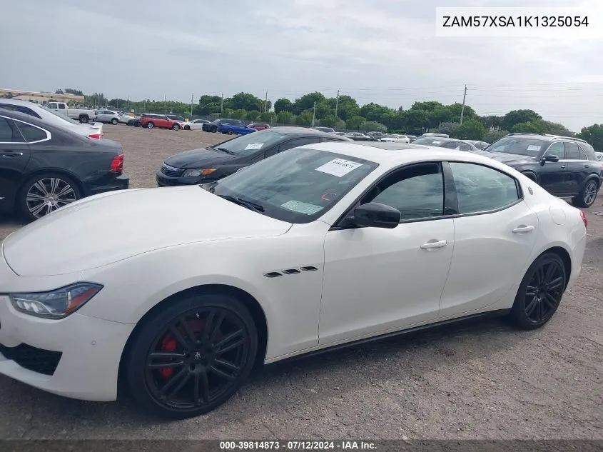 2019 Maserati Ghibli VIN: ZAM57XSA1K1325054 Lot: 39814873