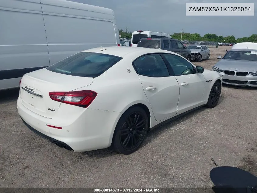 2019 Maserati Ghibli VIN: ZAM57XSA1K1325054 Lot: 39814873