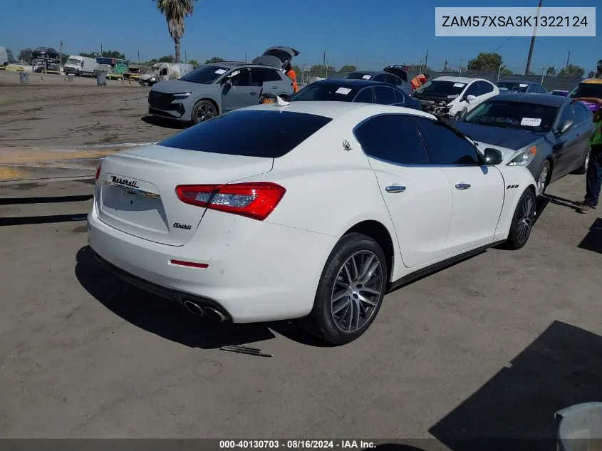 ZAM57XSA3K1322124 2019 Maserati Ghibli