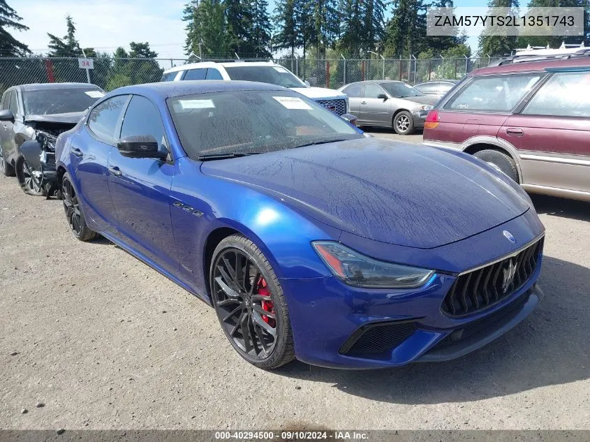 ZAM57YTS2L1351743 2020 Maserati Ghibli S Q4 Gransport