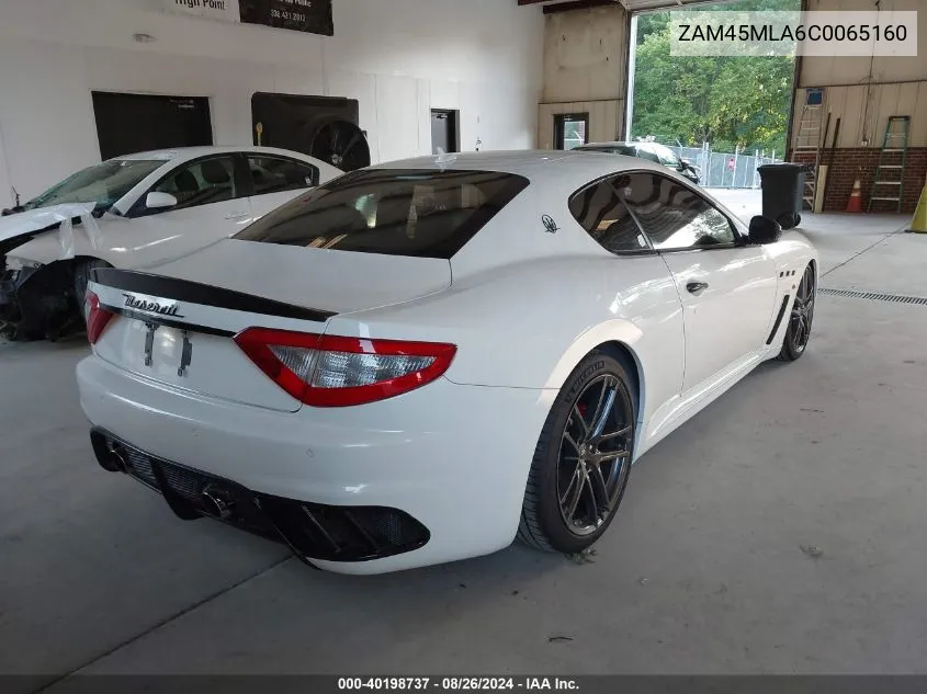 ZAM45MLA6C0065160 2012 Maserati Granturismo Mc