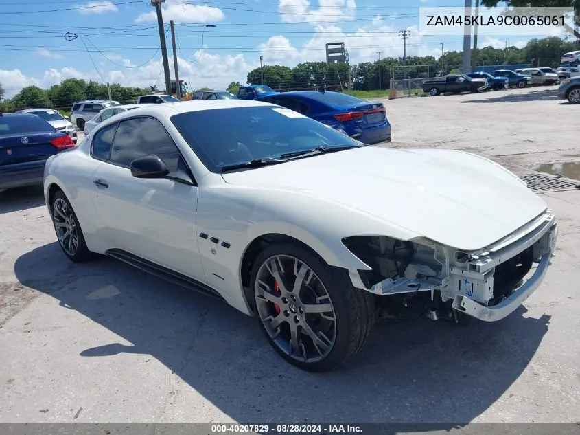 ZAM45KLA9C0065061 2012 Maserati Granturismo S Automatic