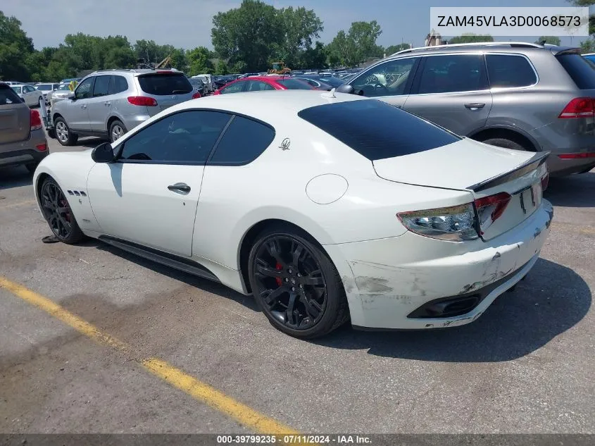 ZAM45VLA3D0068573 2013 Maserati Granturismo Mc/Sport