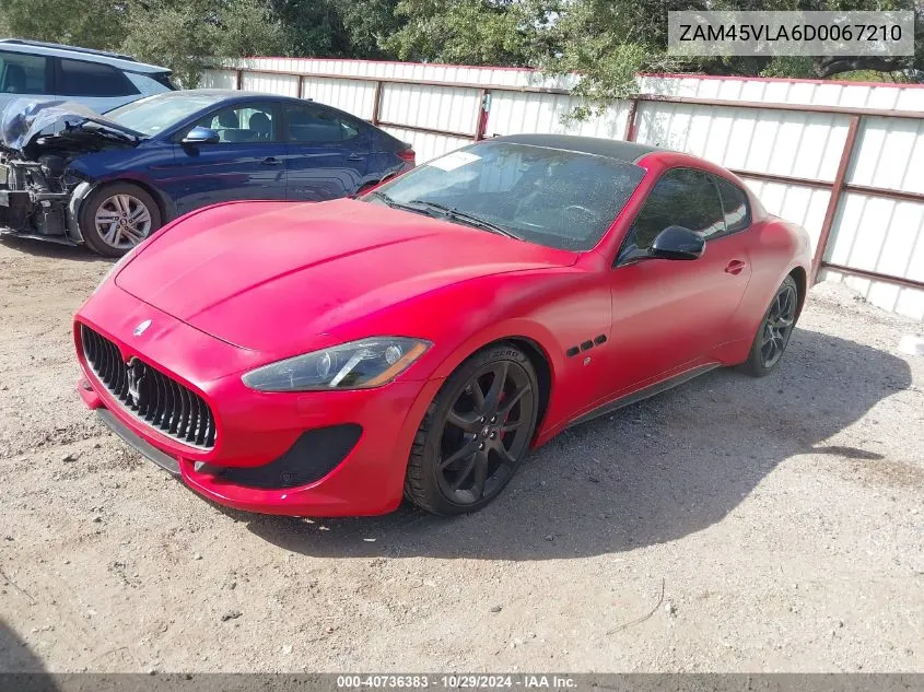 2013 Maserati Granturismo Mc/Sport VIN: ZAM45VLA6D0067210 Lot: 40736383