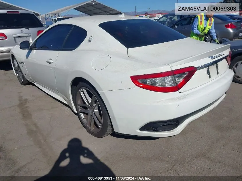 2013 Maserati Granturismo Mc/Sport VIN: ZAM45VLA1D0069303 Lot: 40813953