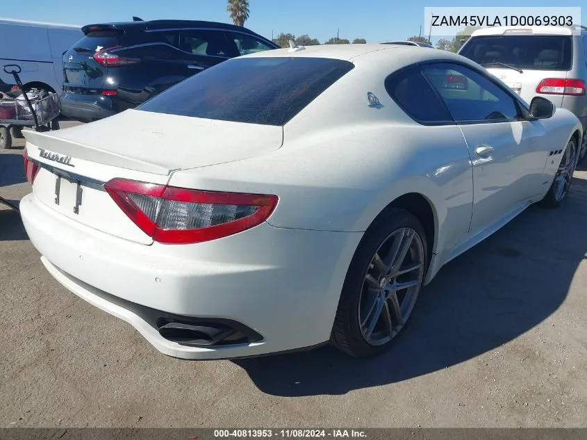 2013 Maserati Granturismo Mc/Sport VIN: ZAM45VLA1D0069303 Lot: 40813953