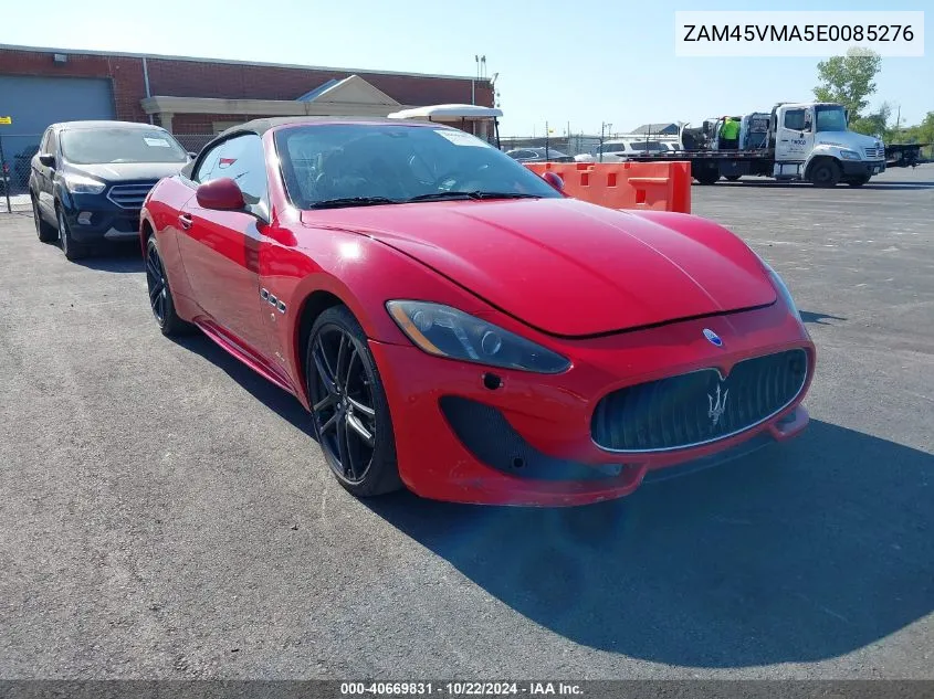 2014 Maserati Granturismo Mc/Sport VIN: ZAM45VMA5E0085276 Lot: 40669831