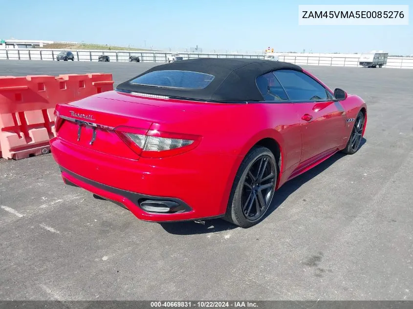 2014 Maserati Granturismo Mc/Sport VIN: ZAM45VMA5E0085276 Lot: 40669831