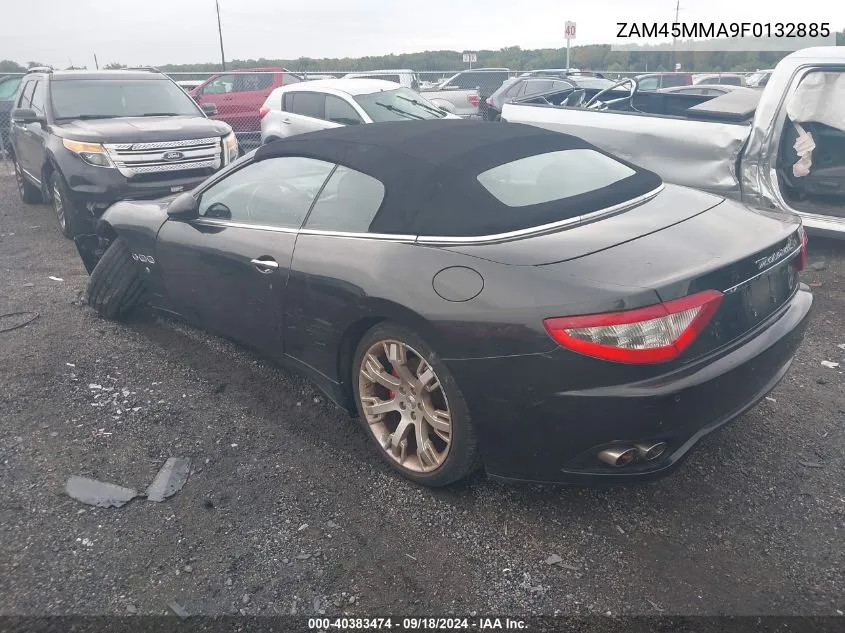 2015 Maserati Granturismo VIN: ZAM45MMA9F0132885 Lot: 40383474