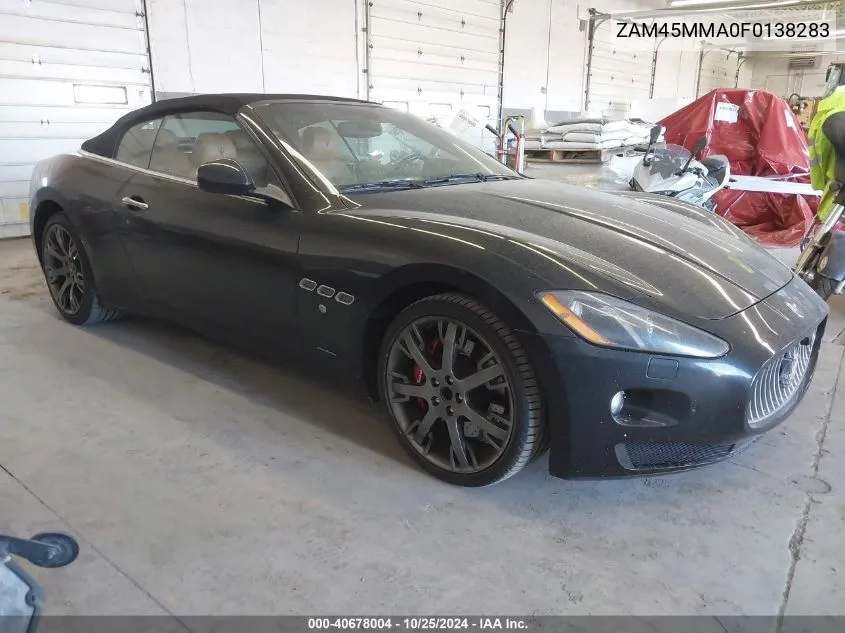 ZAM45MMA0F0138283 2015 Maserati Granturismo