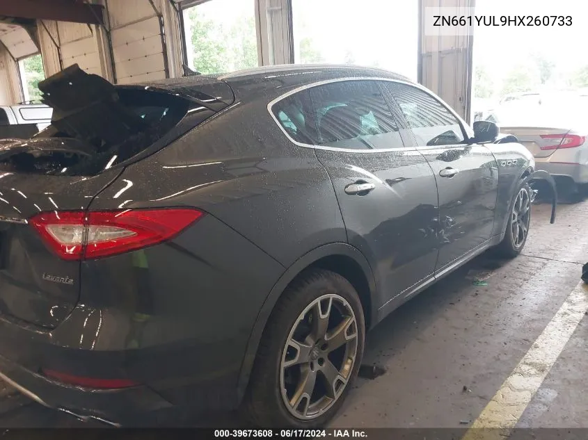 2017 Maserati Levante S VIN: ZN661YUL9HX260733 Lot: 39673608