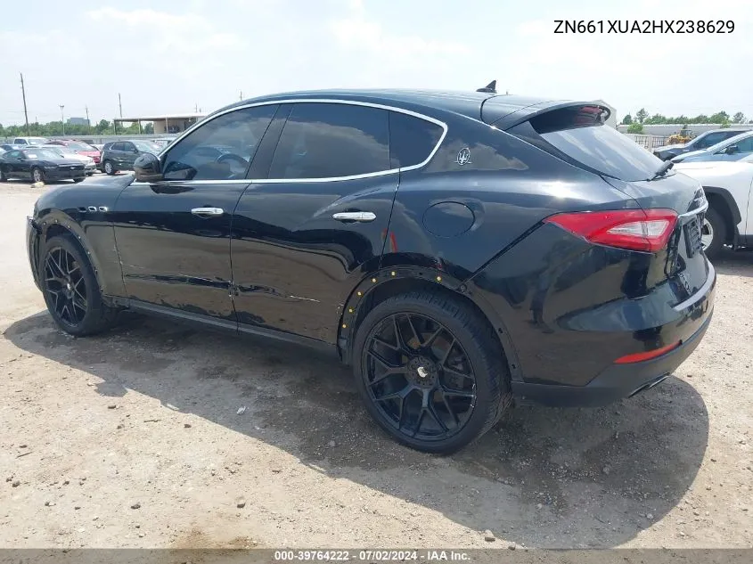 2017 Maserati Levante VIN: ZN661XUA2HX238629 Lot: 39764222