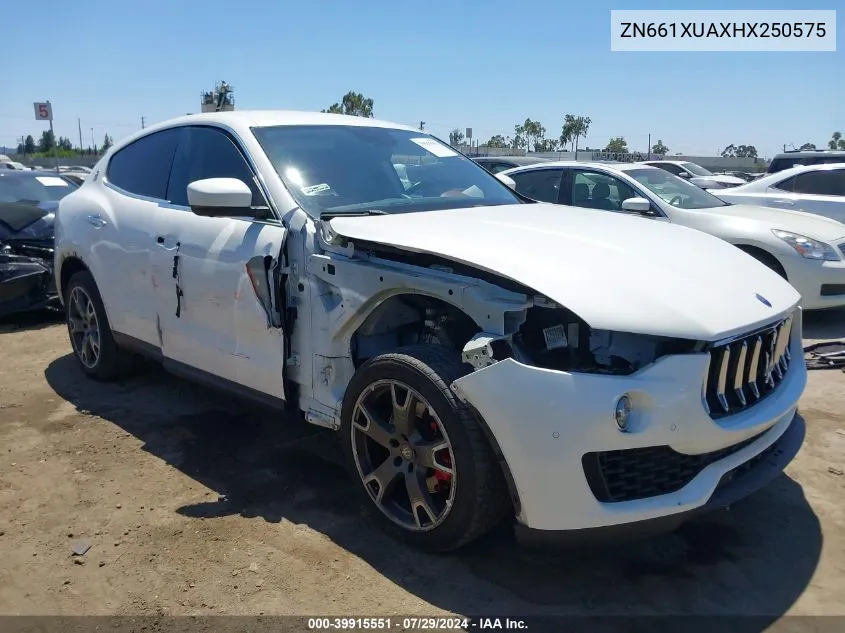 ZN661XUAXHX250575 2017 Maserati Levante